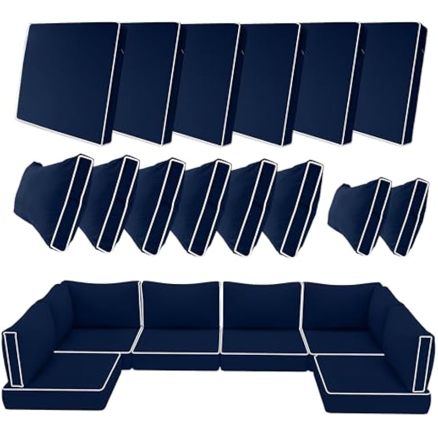 14 Piece Outdoor Patio Cushion - Outdoor Furniture Replacement Fabric のレビューと価格