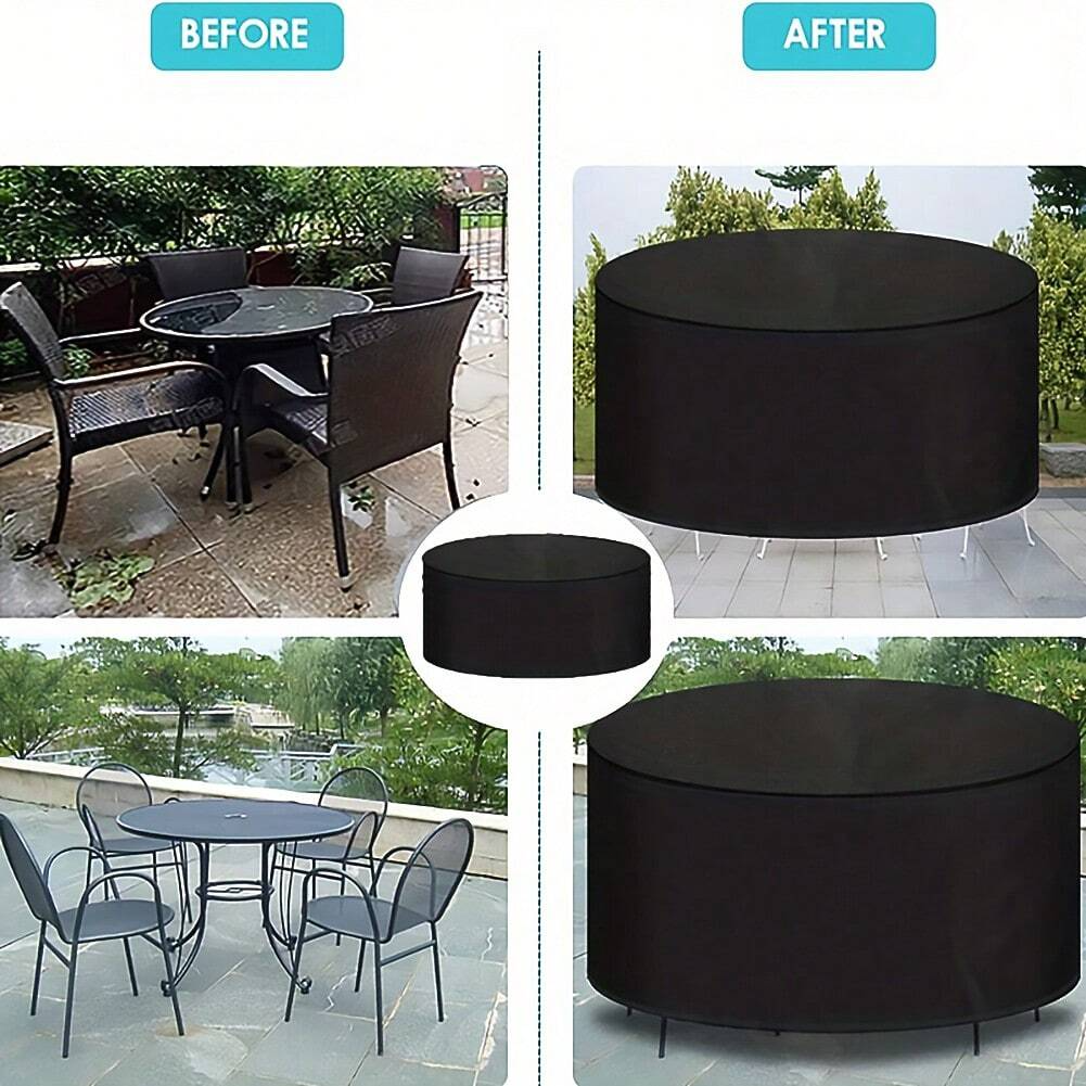 Waterproof Round Patio Furnitu - Outdoor Furniture Cover Waterproof のレビューと価格