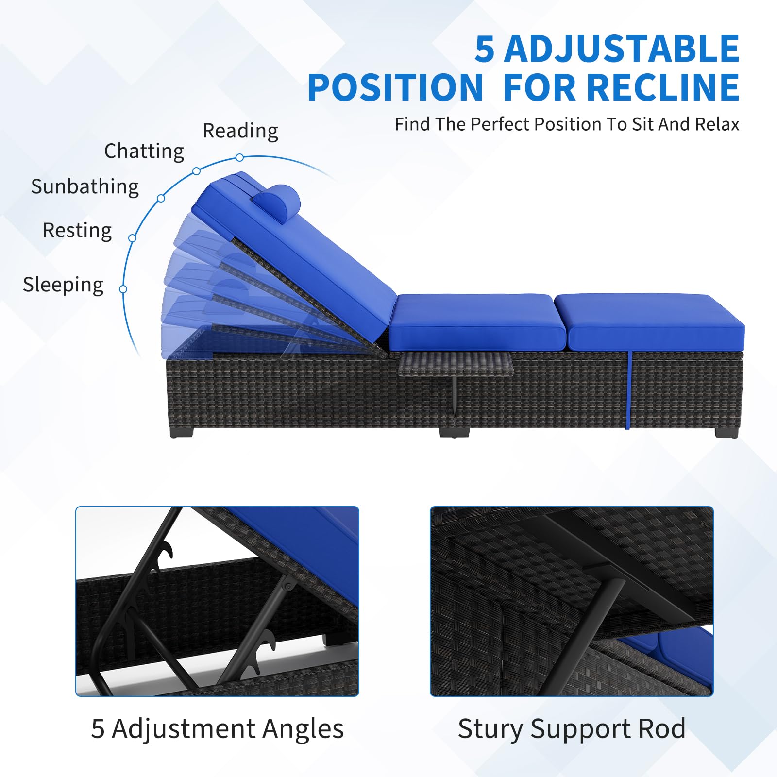 Outdoor Chaise Lounge Chairs S - Deck Chair Lounger のレビューと価格
